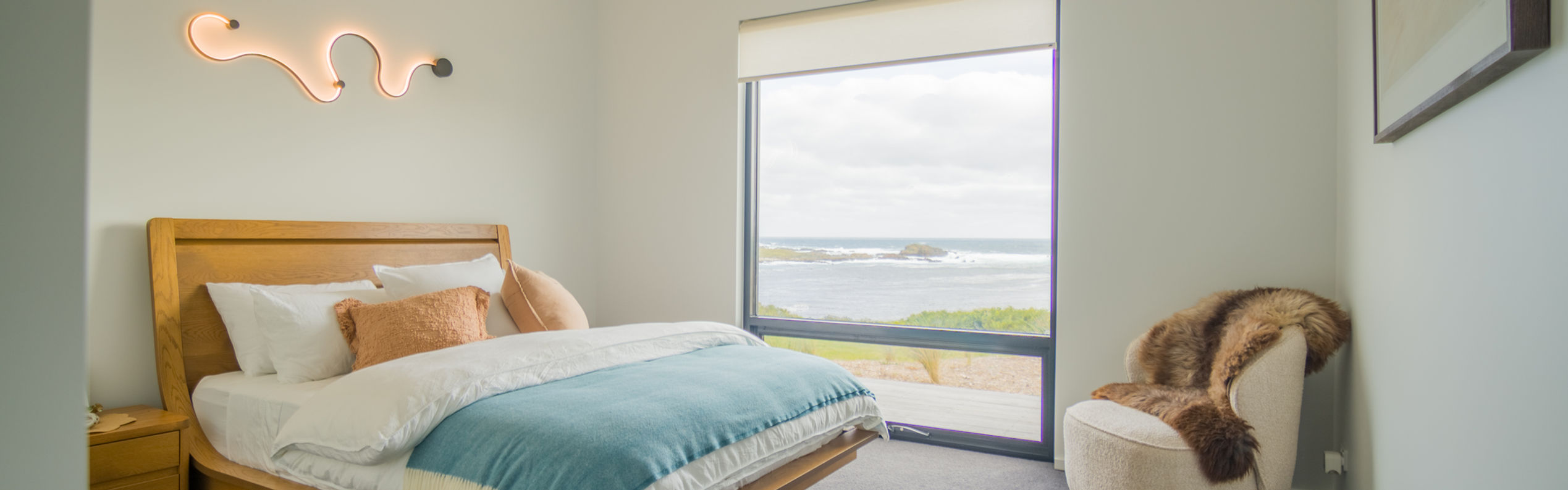 Interior at Lola Villa & Latitude House, King Island